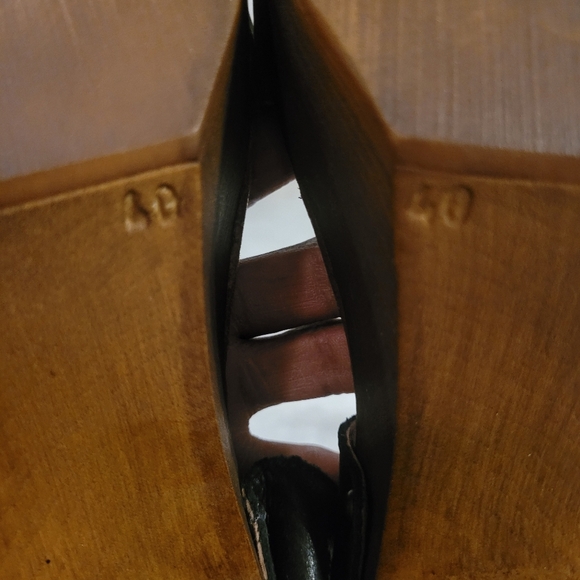 Musse & Cloud Leiza black Leather Platform Sandals Women's US 9 Made in Spain - Picture 13 of 14